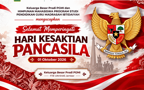 Hari Kesaktian Pancasila, PGMI UIN KHAS Jember Ajak Perkuat Persatuan dan Nasionalisme