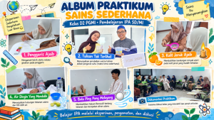 Asah Kreativitas Calon Guru MI, Mahasiswa PGMI Kelas D2 UIN KHAS Jember Eksplorasi Percobaan Sains Atraktif