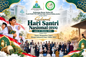 Sambut Hari Santri Nasional 2026, Keluarga Besar PGMI UIN KHAS Jember Ikuti Perkuliahan dengan Busana Ala Santri