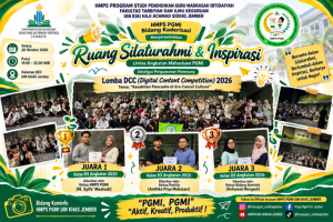 “Ruang Silaturahmi & Inspirasi”, Langkah HMPS PGMI UIN KHAS Jember Perkuat Solidaritas Mahasiswa
