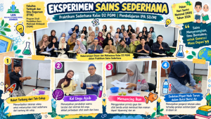 Mahasiswa PGMI D1 FTIK UIN KHAS Jember Asah Keterampilan Mengajar melalui Eksperimen Sains Sederhana