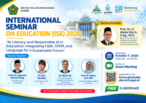 FTIK UIN KHAS Jember Bahas Masa Depan Pendidikan di Era AI melalui International Seminar on Education 2026