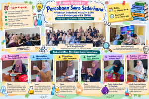 Dari Teori ke Eksperimen, Perkuliahan IPA SD/MI Kelas D4 PGMI UIN KHAS Jember Hadirkan Pembelajaran Fisika yang Menyenangkan